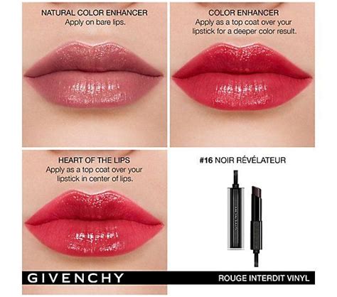 givenchy gloss interdit 08|Givenchy interdit black magic lipstick.